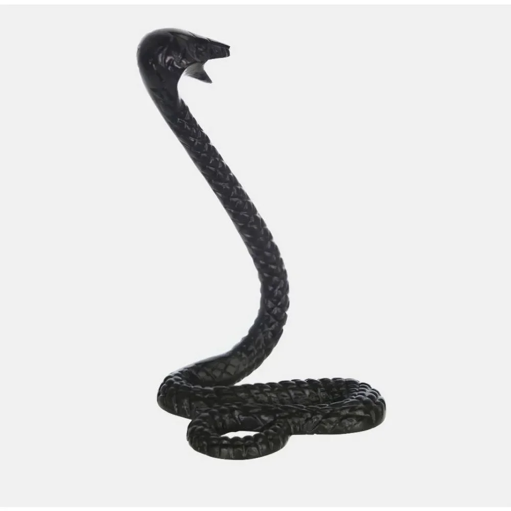 Sagebrook Homes Metal Snake‎ Statue- Black